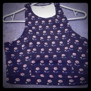 Floral crop top